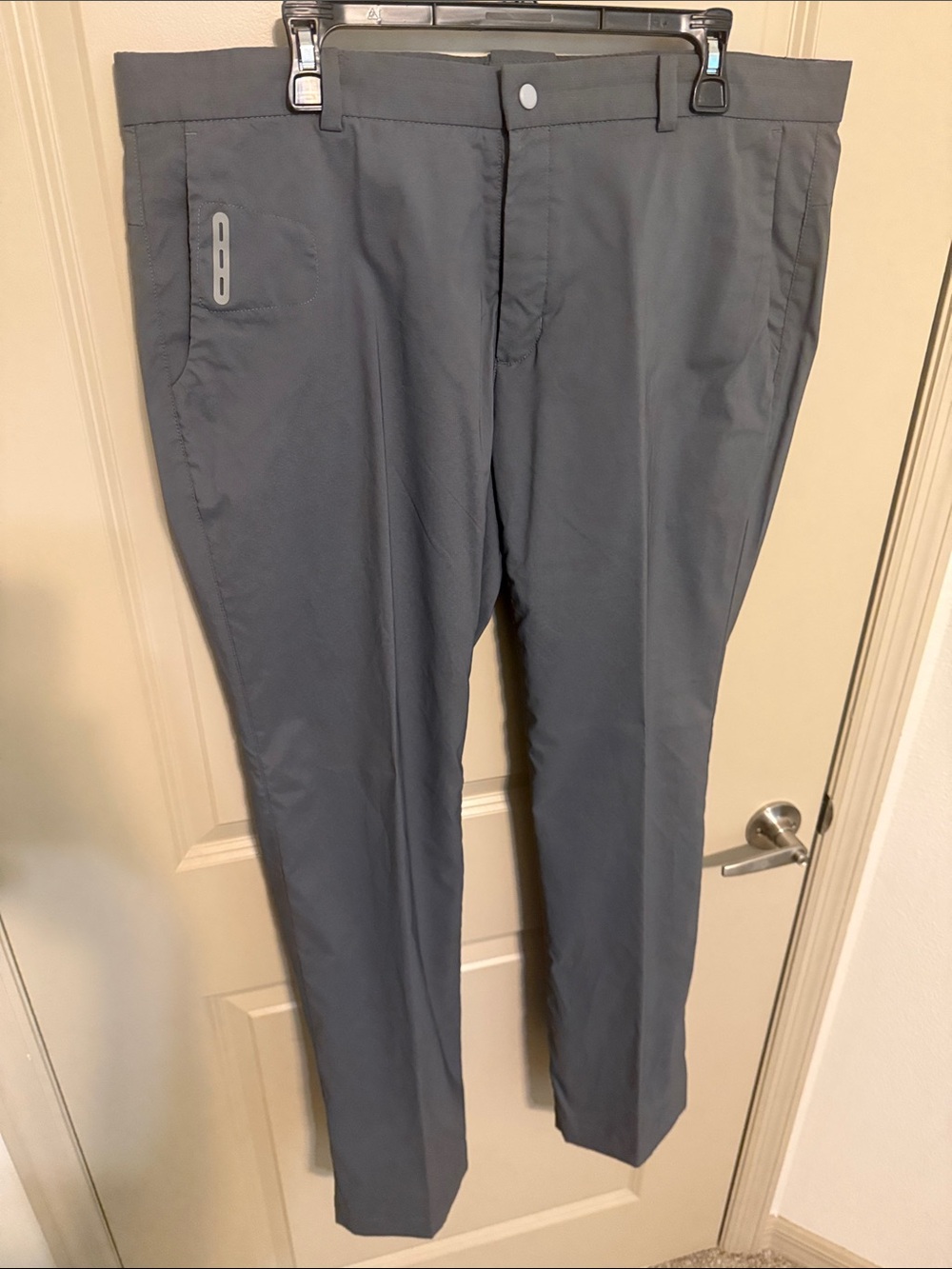 Men's Gray Performance Golf Pants 38x32